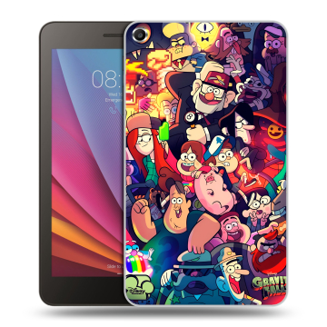 Силиконовый чехол на Huawei MediaPad T1 7.0 с принтом Gravity Falls Гравити Фолз