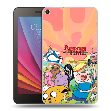 Силиконовый чехол на Huawei MediaPad T1 7.0 с принтом Adventure time Время приключений Силиконовый чехол на Huawei MediaPad T1 7.0 с принтом Adventure time Время приключений