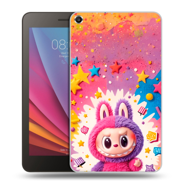 Силиконовый чехол на Huawei MediaPad T1 7.0 с принтом Labubu Лабубу