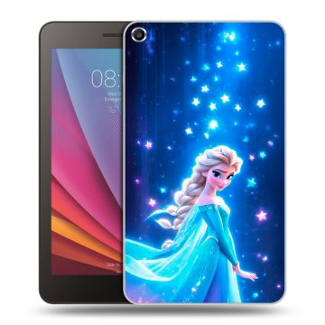 Силиконовый чехол на Huawei MediaPad T1 7.0 с принтом Холодное сердце Frozen