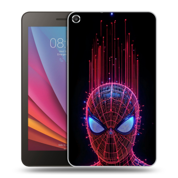Силиконовый чехол на Huawei MediaPad T1 7.0 с принтом Spiderman Человек паук