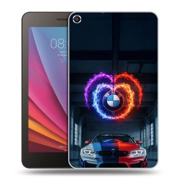 Силиконовый чехол на Huawei MediaPad T1 7.0 с принтом BMW БМВ