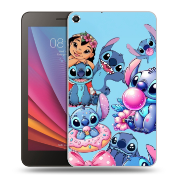 Силиконовый чехол на Huawei MediaPad T1 7.0 с принтом Лило и Стич Силиконовый чехол на Huawei MediaPad T1 7.0 с принтом Лило и Стич