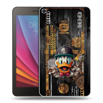 Силиконовый чехол на Huawei MediaPad T1 7.0 с принтом Дональд Дак Доллар