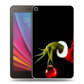 Силиконовый чехол на Huawei MediaPad T1 7.0 с принтом Новый год Гринч Силиконовый чехол на Huawei MediaPad T1 7.0 с принтом Новый год Гринч
