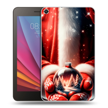 Силиконовый чехол на Huawei MediaPad T1 7.0 с принтом Новый год Силиконовый чехол на Huawei MediaPad T1 7.0 с принтом Новый год