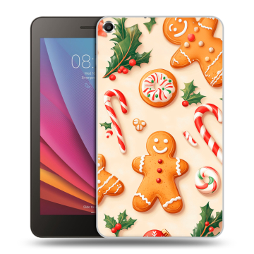 Силиконовый чехол на Huawei MediaPad T1 7.0 с принтом Новый год Силиконовый чехол на Huawei MediaPad T1 7.0 с принтом Новый год