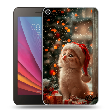 Силиконовый чехол на Huawei MediaPad T1 7.0 с принтом Новый год Силиконовый чехол на Huawei MediaPad T1 7.0 с принтом Новый год