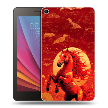 Силиконовый чехол на Huawei MediaPad T1 7.0 с принтом Новый год Силиконовый чехол на Huawei MediaPad T1 7.0 с принтом Новый год