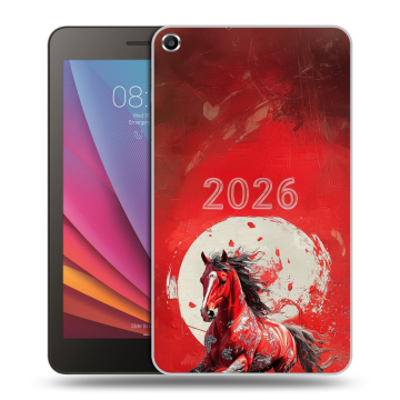 Силиконовый чехол на Huawei MediaPad T1 7.0 с принтом Новый год Силиконовый чехол на Huawei MediaPad T1 7.0 с принтом Новый год