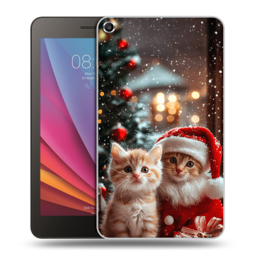 Силиконовый чехол на Huawei MediaPad T1 7.0 с принтом Новый год Силиконовый чехол на Huawei MediaPad T1 7.0 с принтом Новый год
