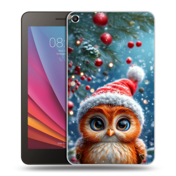 Силиконовый чехол на Huawei MediaPad T1 7.0 с принтом Новый год Силиконовый чехол на Huawei MediaPad T1 7.0 с принтом Новый год