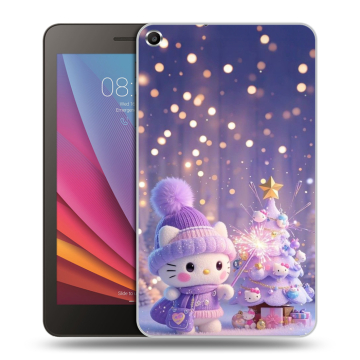 Силиконовый чехол на Huawei MediaPad T1 7.0 с принтом Новый год Силиконовый чехол на Huawei MediaPad T1 7.0 с принтом Новый год