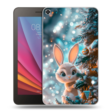 Силиконовый чехол на Huawei MediaPad T1 7.0 с принтом Новый год Силиконовый чехол на Huawei MediaPad T1 7.0 с принтом Новый год