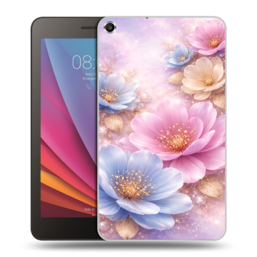 Силиконовый чехол на Huawei MediaPad T1 7.0 с принтом женский