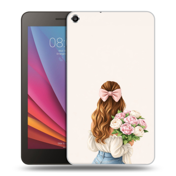 Силиконовый чехол на Huawei MediaPad T1 7.0 с принтом женский