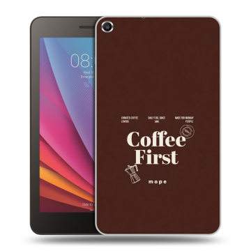 Силиконовый чехол на Huawei MediaPad T1 7.0 с принтом женский