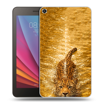 Силиконовый чехол на Huawei MediaPad T1 7.0 с принтом женский
