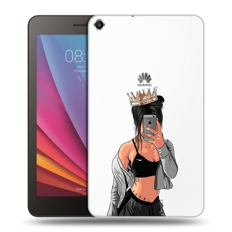Силиконовый чехол на Huawei MediaPad T1 7.0 с принтом Женские принты Силиконовый чехол на Huawei MediaPad T1 7.0 с принтом Женские принты