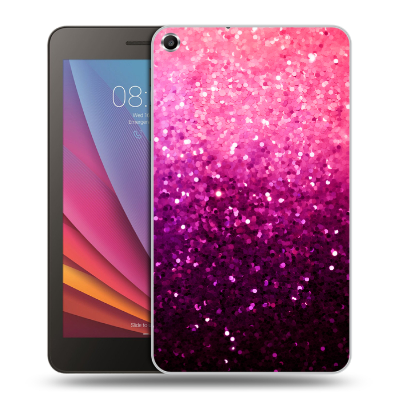 Силиконовый чехол на Huawei MediaPad T1 7.0 с принтом Блестки Силиконовый чехол на Huawei MediaPad T1 7.0 с принтом Блестки