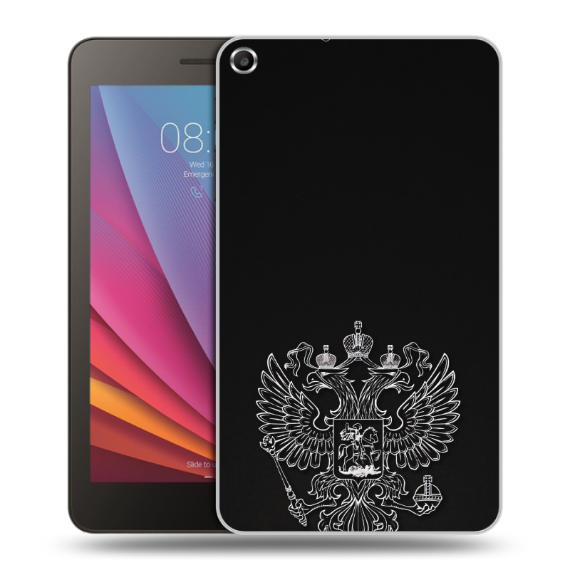 Силиконовый чехол на Huawei MediaPad T1 7.0 с принтом Герб России Силиконовый чехол на Huawei MediaPad T1 7.0 с принтом Герб России
