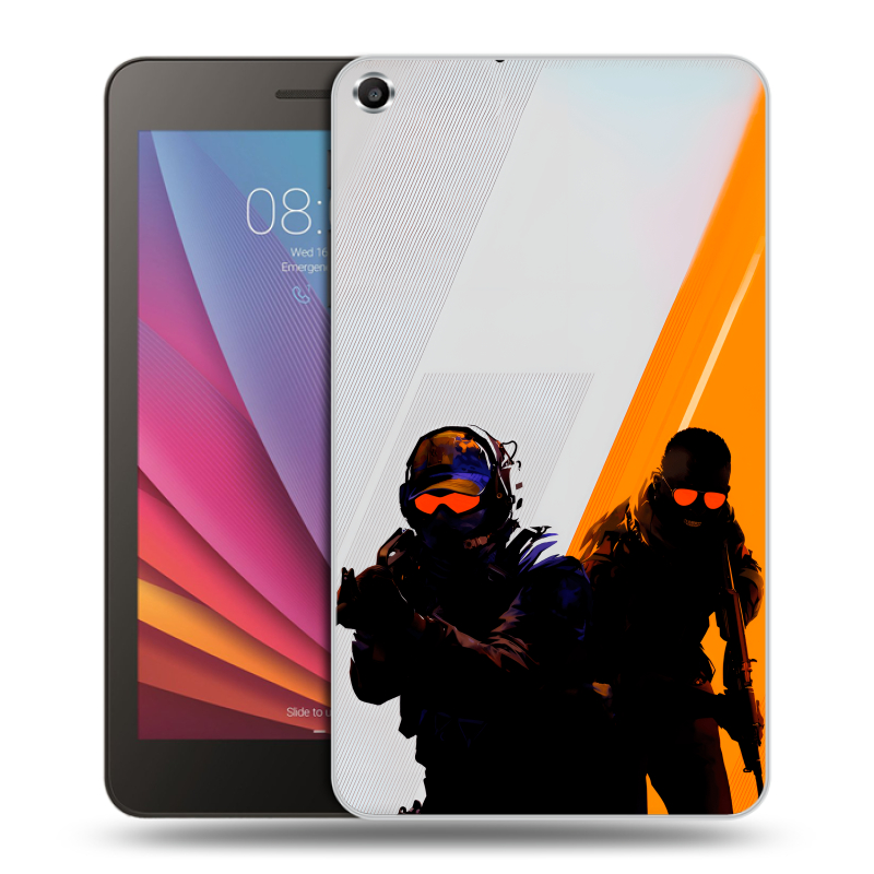 Силиконовый чехол на планшета Huawei MediaPad T1 7.0 с принтом Контер страйк Counter strike Силиконовый чехол на планшета Huawei MediaPad T1 7.0 с принтом Контер страйк Counter strike