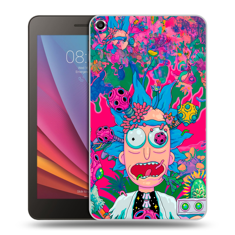 Силиконовый чехол на Huawei MediaPad T1 7.0 с принтом Рик и Морти Rick Morty Силиконовый чехол на Huawei MediaPad T1 7.0 с принтом Рик и Морти Rick Morty
