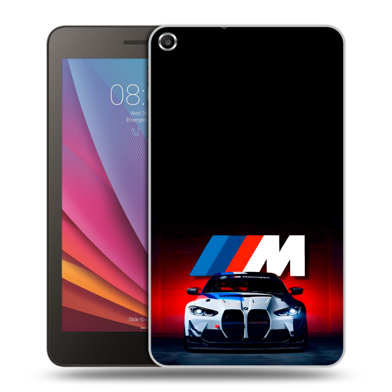 Силиконовый чехол на Huawei MediaPad T1 7.0 с принтом БМВ BMW Силиконовый чехол на Huawei MediaPad T1 7.0 с принтом БМВ BMW