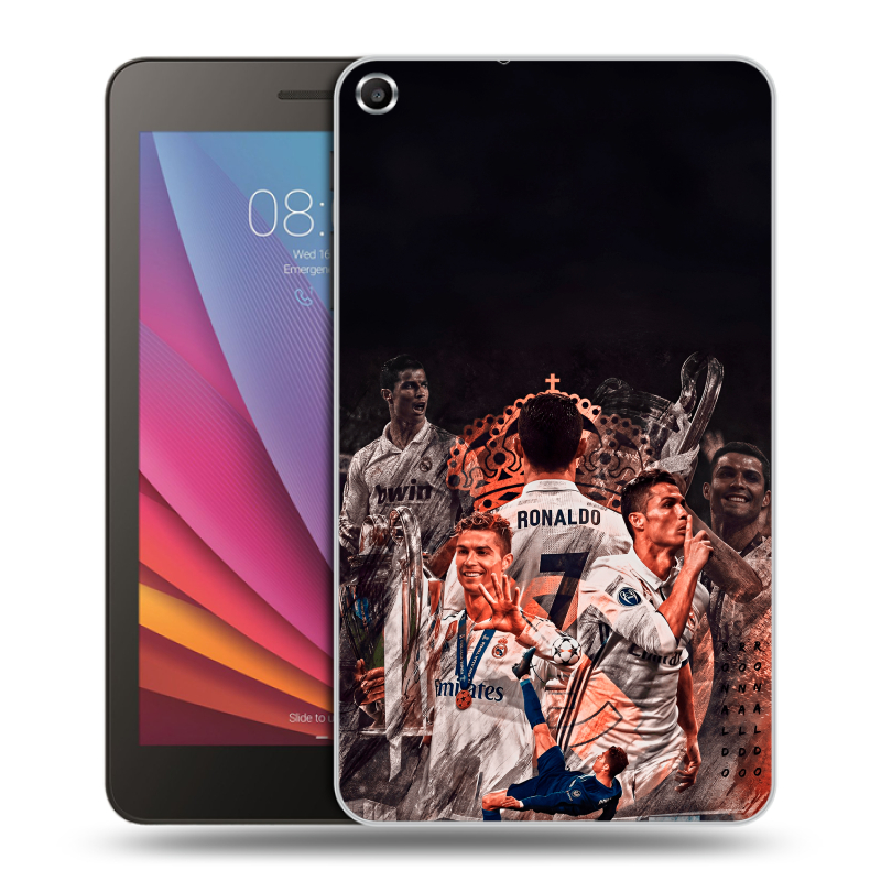 Силиконовый чехол на Huawei MediaPad T1 7.0 с принтом Реал Роналдо Real Ronaldo Силиконовый чехол на Huawei MediaPad T1 7.0 с принтом Реал Роналдо Real Ronaldo