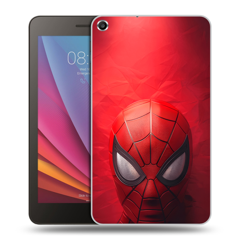 Силиконовый чехол на Huawei MediaPad T1 7.0 с принтом Spiderman Человек паук Силиконовый чехол на Huawei MediaPad T1 7.0 с принтом Spiderman Человек паук