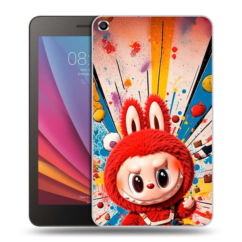 Силиконовый чехол на Huawei MediaPad T1 7.0 с принтом Labubu Лабубу Силиконовый чехол на Huawei MediaPad T1 7.0 с принтом Labubu Лабубу
