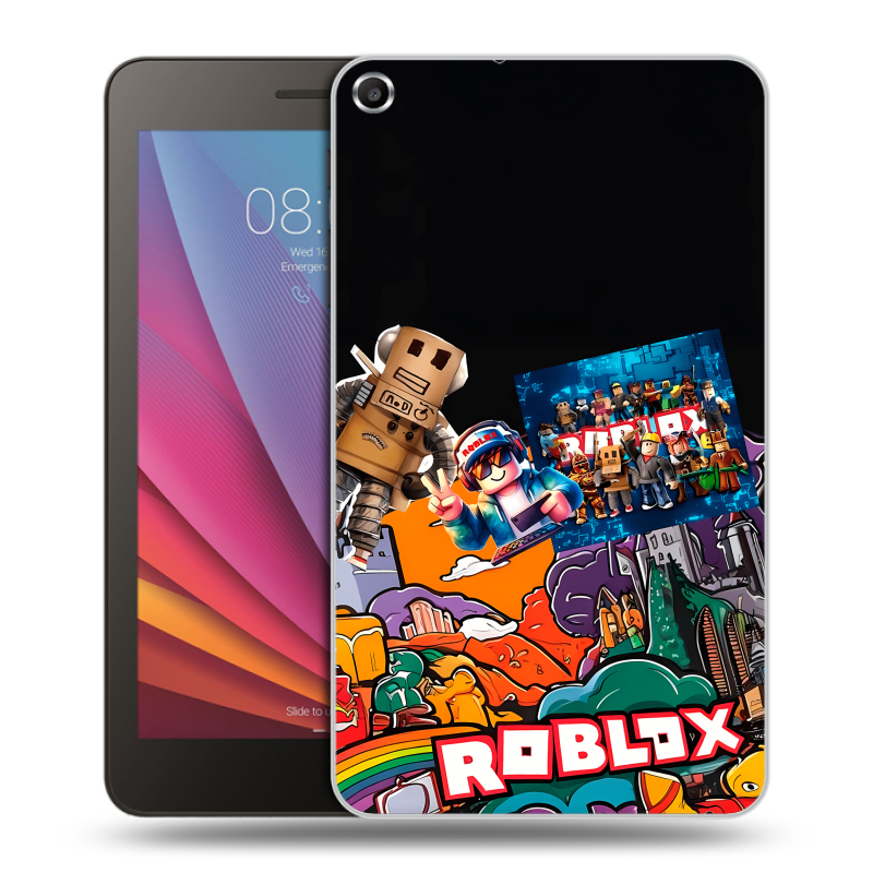 Силиконовый чехол на Huawei MediaPad T1 7.0 с принтом Roblox Роблокс Силиконовый чехол на Huawei MediaPad T1 7.0 с принтом Roblox Роблокс