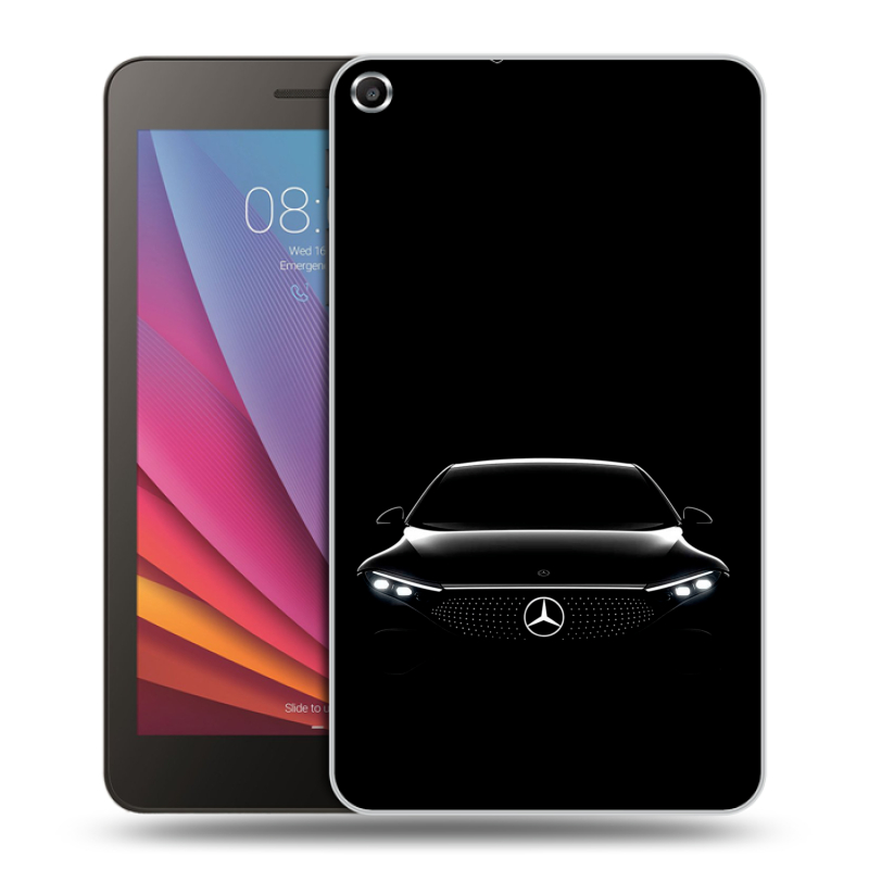 Силиконовый чехол на Huawei MediaPad T1 7.0 с принтом Mercedes Мерседес Силиконовый чехол на Huawei MediaPad T1 7.0 с принтом Mercedes Мерседес