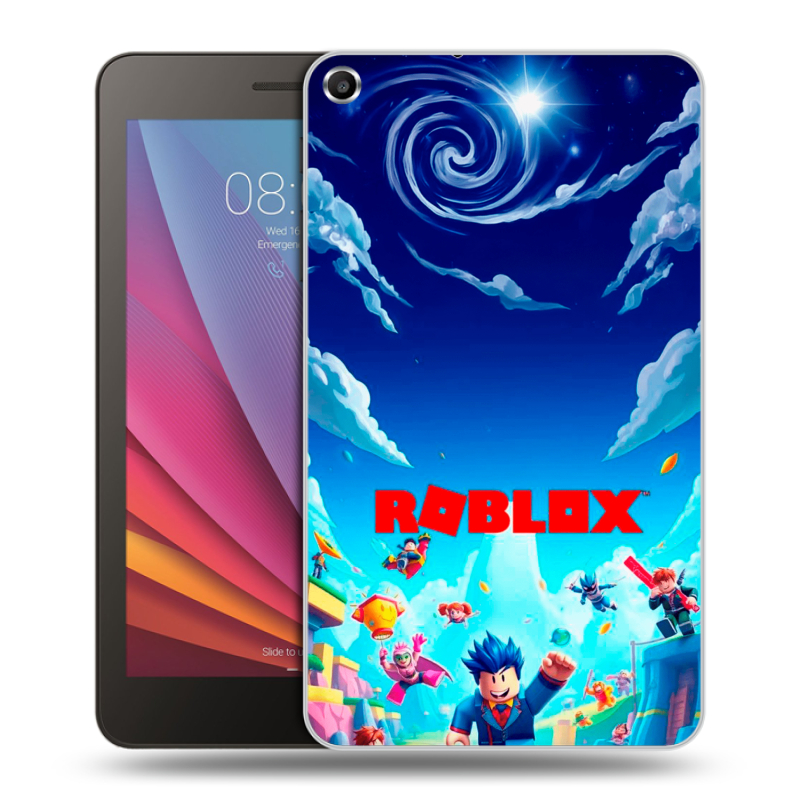 Силиконовый чехол на Huawei MediaPad T1 7.0 с принтом Roblox Роблокс Силиконовый чехол на Huawei MediaPad T1 7.0 с принтом Roblox Роблокс