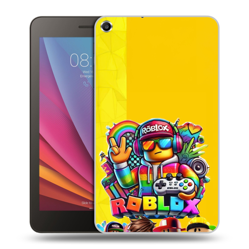 Силиконовый чехол на Huawei MediaPad T1 7.0 с принтом Roblox Роблокс Силиконовый чехол на Huawei MediaPad T1 7.0 с принтом Roblox Роблокс