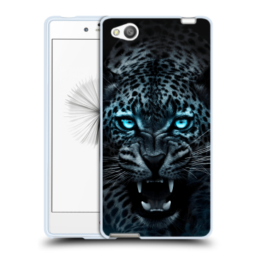 Силиконовый чехол на ZTE Nubia Z9 Mini с принтом Темный леопард Силиконовый чехол на ZTE Nubia Z9 Mini с принтом Темный леопард