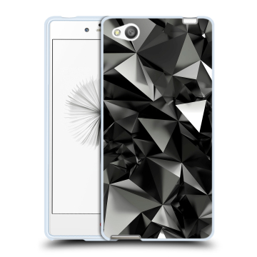 Силиконовый чехол на ZTE Nubia Z9 Mini с принтом Черные кристаллы Силиконовый чехол на ZTE Nubia Z9 Mini с принтом Черные кристаллы