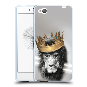 Силиконовый чехол на ZTE Nubia Z9 Mini с принтом Лев с короной Силиконовый чехол на ZTE Nubia Z9 Mini с принтом Лев с короной