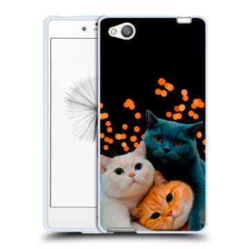 Силиконовый чехол на ZTE Nubia Z9 Mini с принтом Кошки Силиконовый чехол на ZTE Nubia Z9 Mini с принтом Кошки