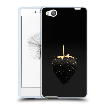 Силиконовый чехол на ZTE Nubia Z9 Mini с принтом Черная клубника Силиконовый чехол на ZTE Nubia Z9 Mini с принтом Черная клубника