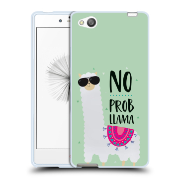Силиконовый чехол на ZTE Nubia Z9 Mini с принтом Лама Силиконовый чехол на ZTE Nubia Z9 Mini с принтом Лама