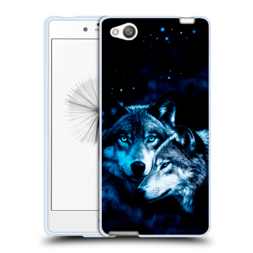 Силиконовый чехол на ZTE Nubia Z9 Mini с принтом Волки Силиконовый чехол на ZTE Nubia Z9 Mini с принтом Волки