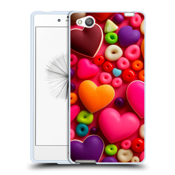 Силиконовый чехол на ZTE Nubia Z9 Mini с принтом Сердечки Силиконовый чехол на ZTE Nubia Z9 Mini с принтом Сердечки