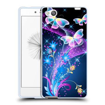 Силиконовый чехол на ZTE Nubia Z9 Mini с принтом Бабочки