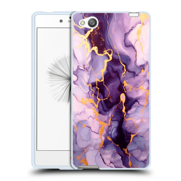 Силиконовый чехол на ZTE Nubia Z9 Mini с принтом Мрамор
