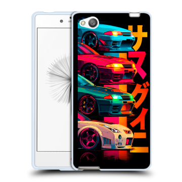 Силиконовый чехол на ZTE Nubia Z9 Mini с принтом Гоночные машины