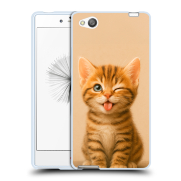 Силиконовый чехол на ZTE Nubia Z9 Mini с принтом котенок
