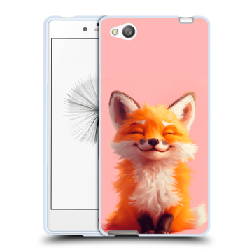 Силиконовый чехол на ZTE Nubia Z9 Mini с принтом милая лиса