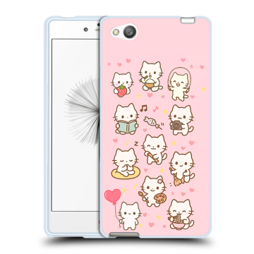 Силиконовый чехол на ZTE Nubia Z9 Mini с принтом Hello Kitty Хелоу Кити