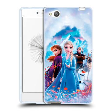 Силиконовый чехол на ZTE Nubia Z9 Mini с принтом Холодное сердце Frozen